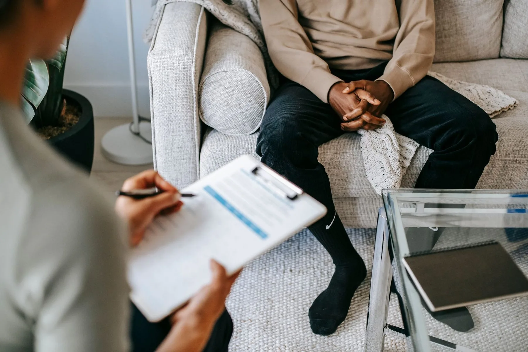 Consultation avec une psychologue du travail