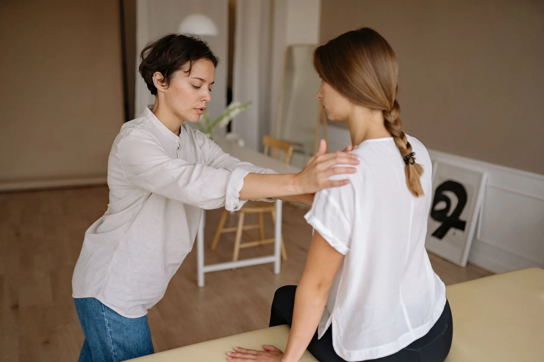 S&eacute;ance de massage assis Amma en entreprise